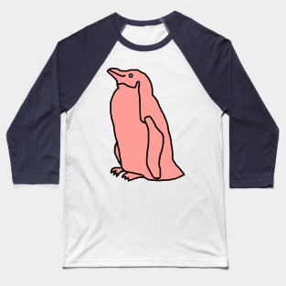 Rose Penguin Baseball T-Shirt